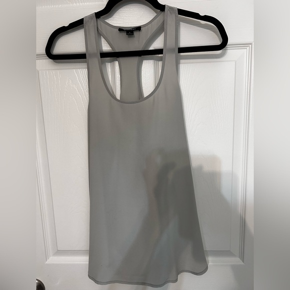 Acrobat Grey Silk‎ Racerback Tank Top Size S - Picture 2 of 11